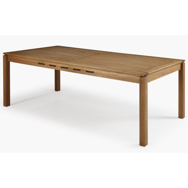 Encontraproduto.com.br - Mesa de Jantar 220x93cm Traço Linha Traço Stain Jatobá