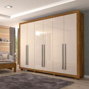 Guarda Roupa Casal Verona 6 Portas E 4 Gavetas -