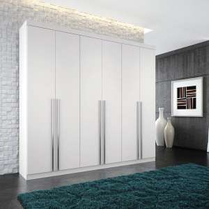Guarda Roupa Casal Imaginare 6 Portas 4 Gavetas -