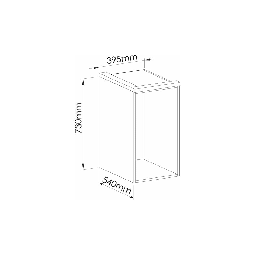 Encontraproduto.com.br - Módulo Aéreo Com 1 Porta Elegance 4243a -