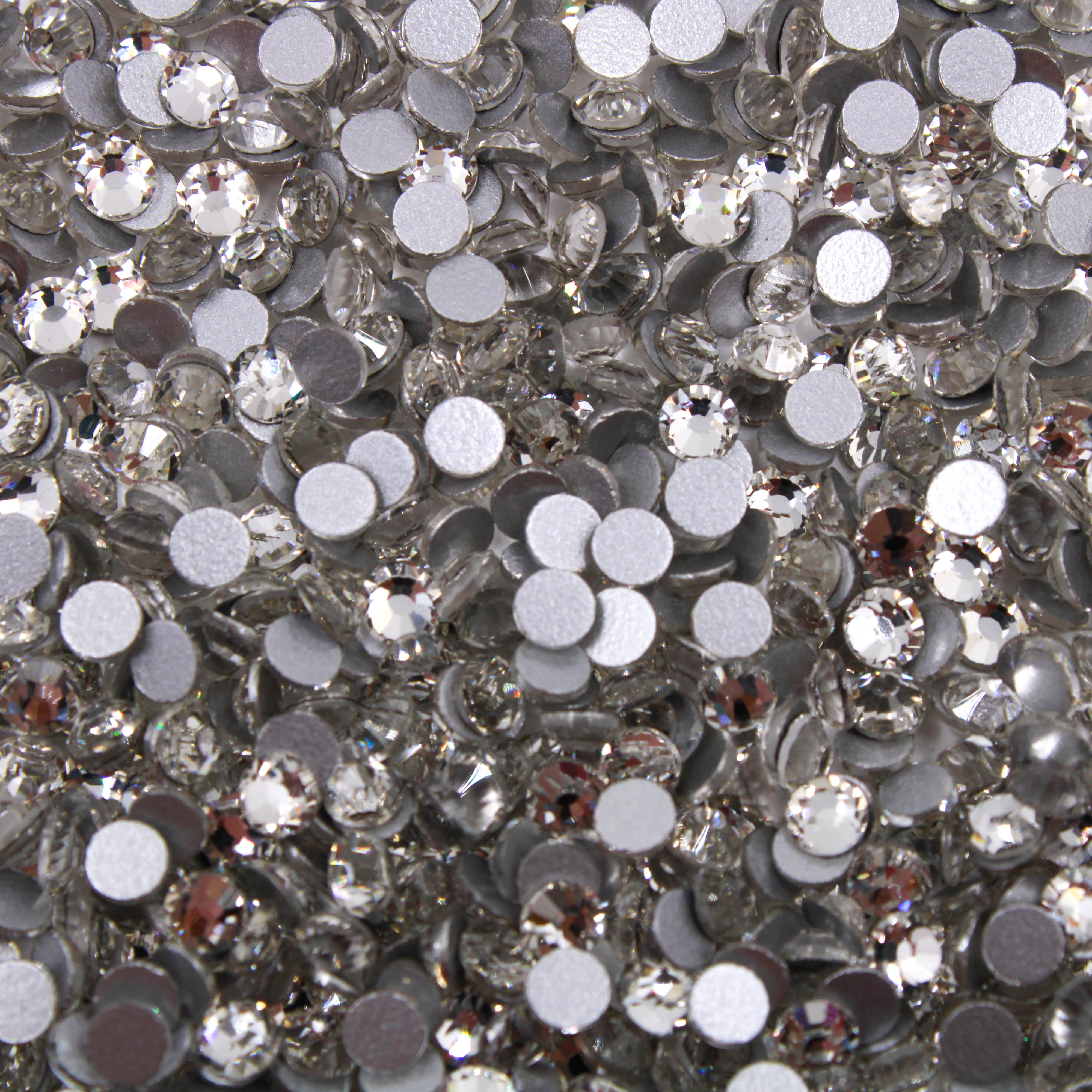Encontraproduto.com.br - CHATON PARA COLAGEM REDONDO SS12 EM CRISTAL COM 1440 PEÇAS