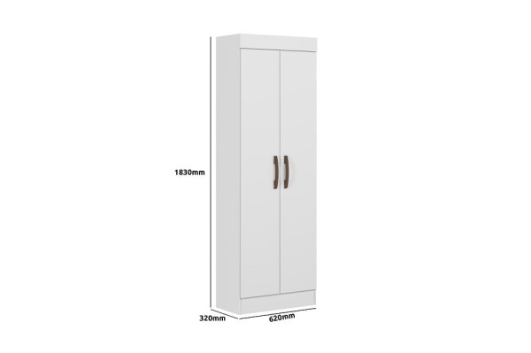 Encontraproduto.com.br - Multiuso Santos 2 Portas E 4 Prateleiras -