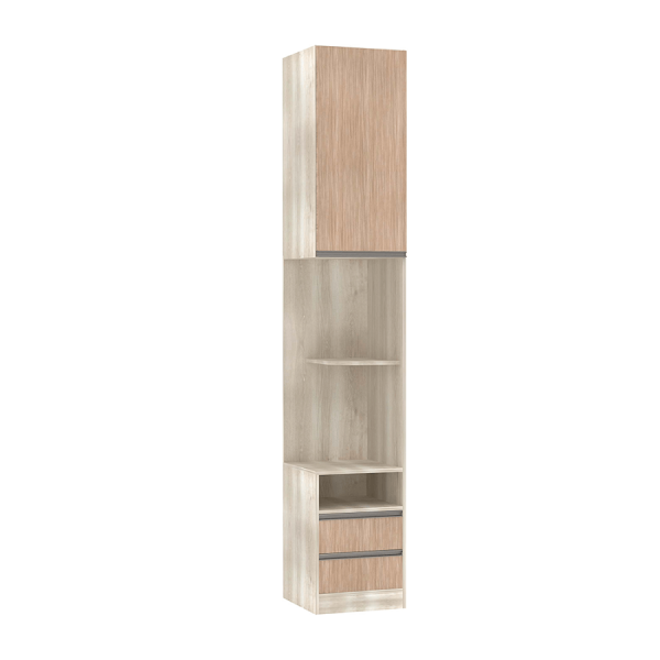 Módulo Esquerdo Horizonte 1 Porta E 2 Gavetas 40cm -