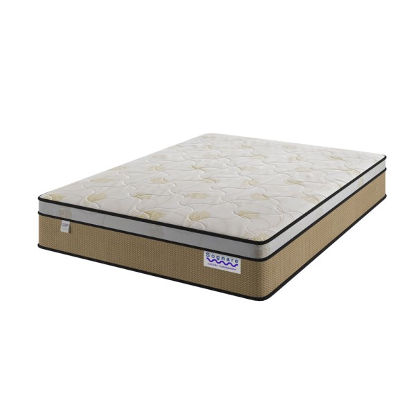 Colchão Casal Diamante Com Massageador E Mola Ensacada (1,38x1,88x30cm) -
