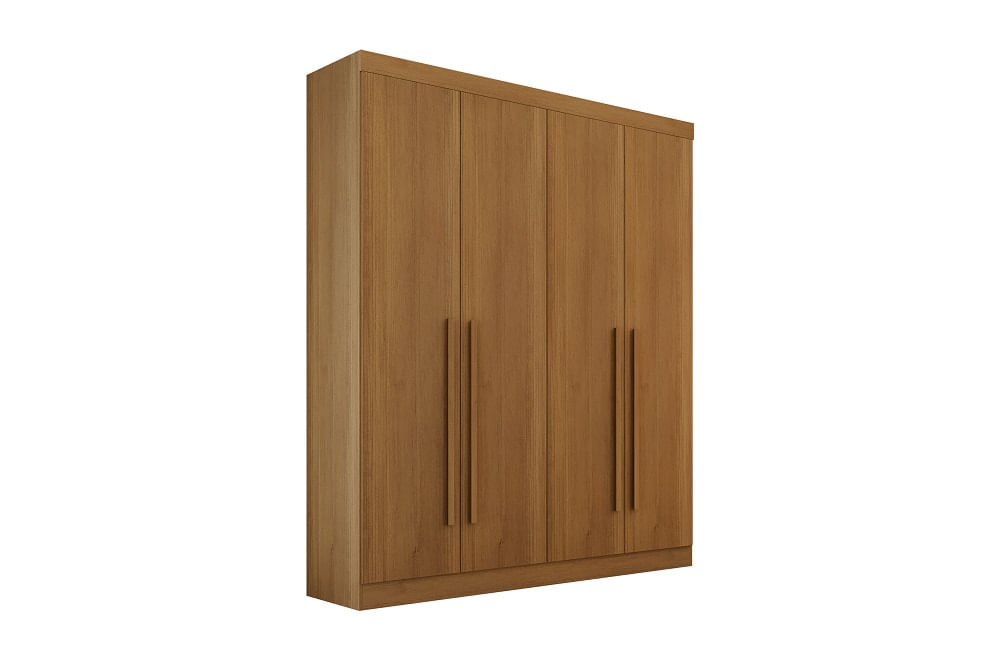 Encontraproduto.com.br - Guarda Roupa Solteiro Palmas 4 Portas E 3 Gavetas -