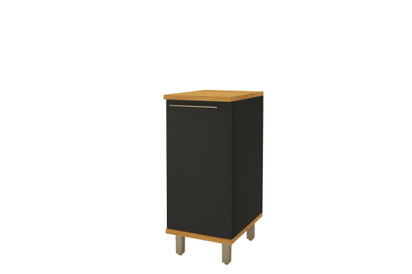Encontraproduto.com.br - Balcão Yara Com Tampo 1 Porta 40cm -