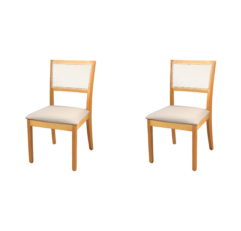 Conjunto Com 2 Cadeiras Monza Linho 2015 -