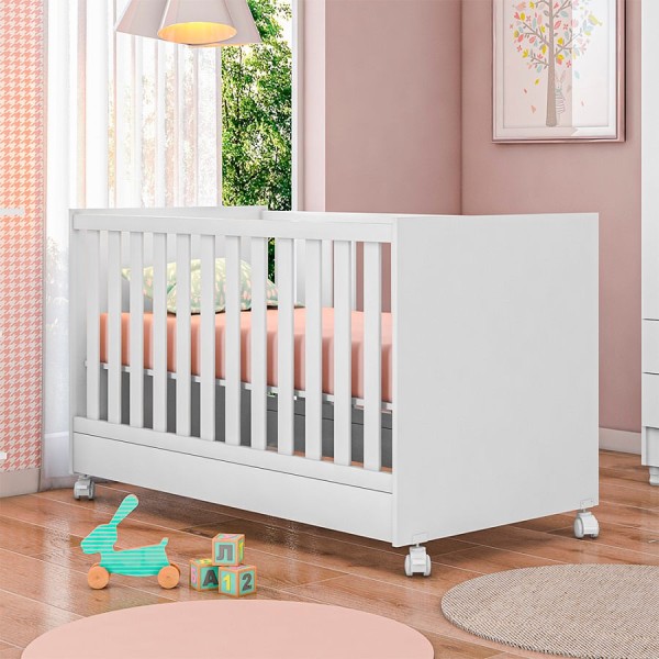 Berço Mini Cama Sany Com Rodízios 70cm -