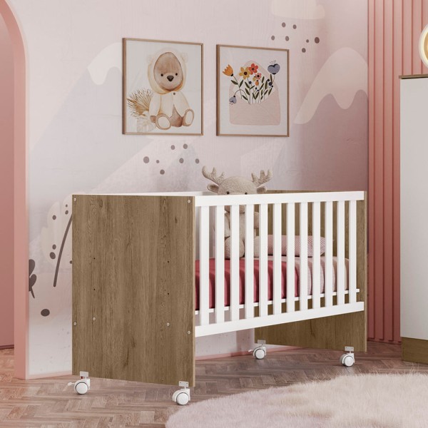 Encontraproduto.com.br - Berço 35405 Com Rodízios 60cm -