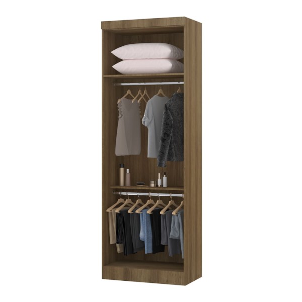 Encontraproduto.com.br - Módulo Paris 1 Porta E 2 Prateleiras 79cm -