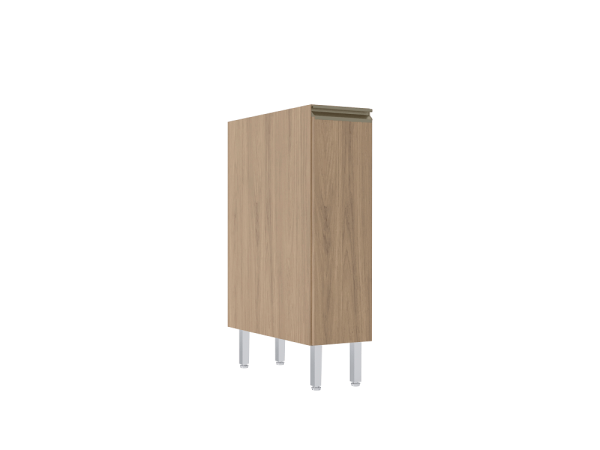 Balcão Simples Gold Sem Tampo 1 Porta 20cm -