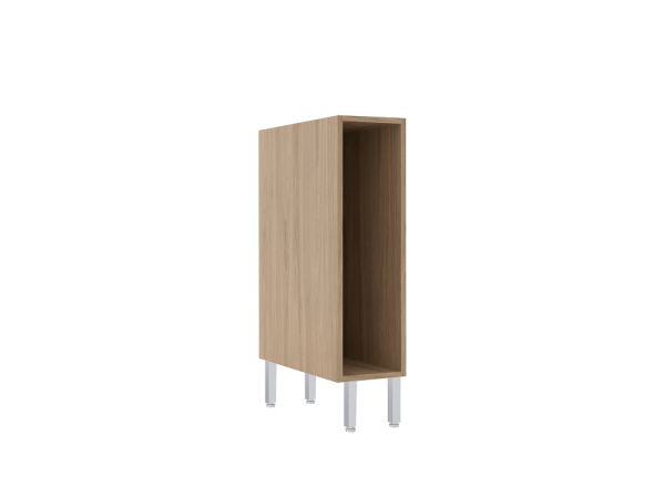 Encontraproduto.com.br - Balcão Simples Gold Sem Tampo 1 Porta 20cm -
