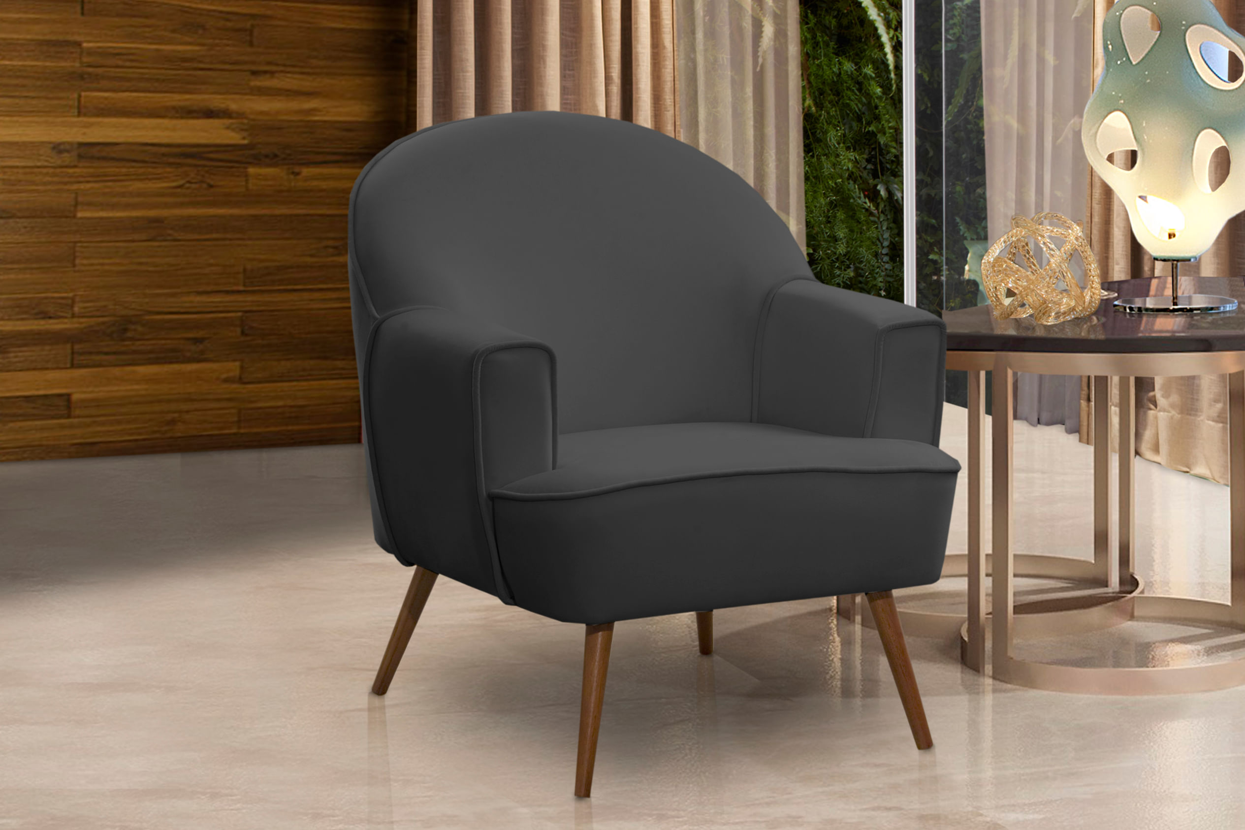 Poltrona Agata Veludo 7029 -