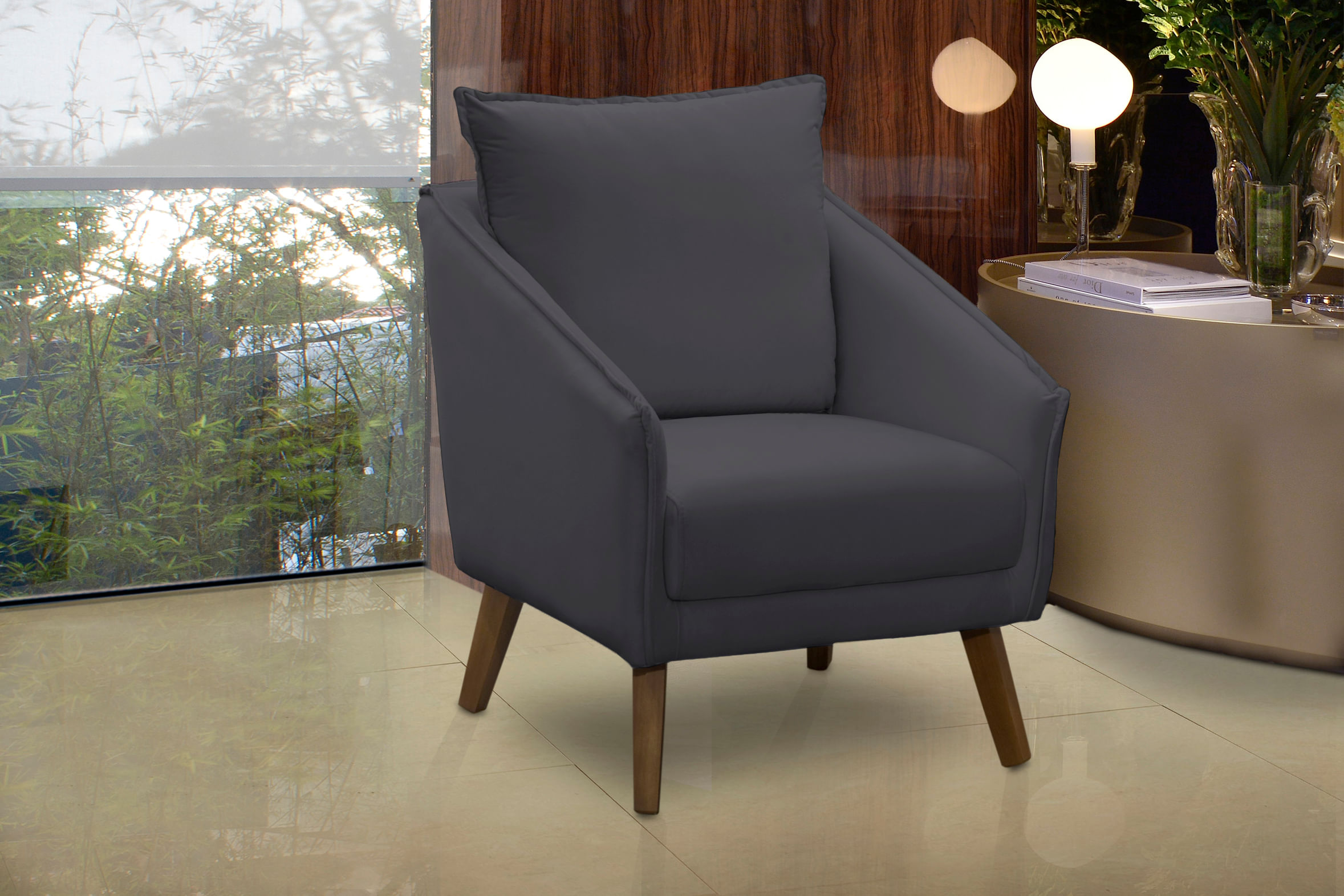 Poltrona Elea Veludo 7028 -