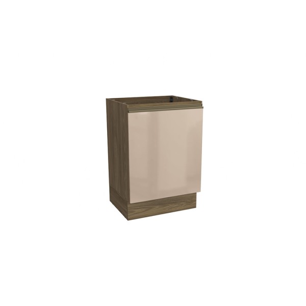 Encontraproduto.com.br - Balcão Simples Hortencia 1 Porta Sem Tampo 60cm -