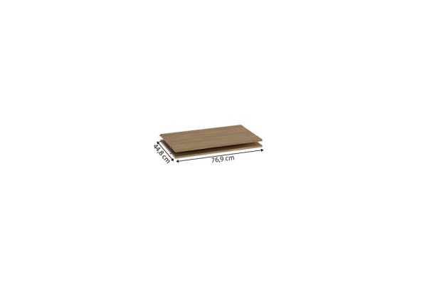Encontraproduto.com.br - Kit Com 2 Prateleiras Adapt 45cm -