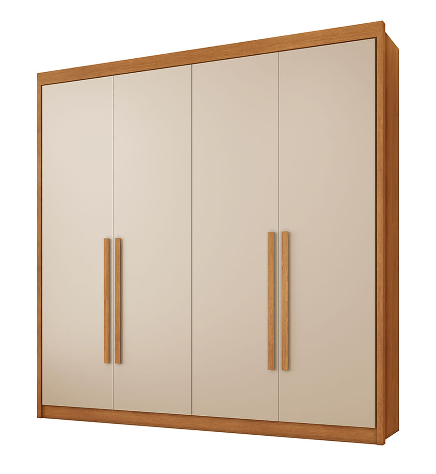 Encontraproduto.com.br - Guarda Roupa Bérgamo 4 Portas E 4 Gavetas -