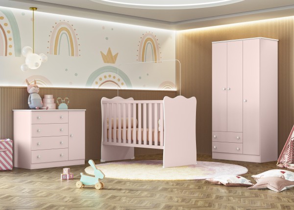 Berço Minicama 191 Com Rodízios 60cm -