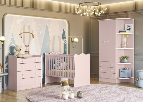 Encontraproduto.com.br - Berço Minicama 191 Com Rodízios 60cm -