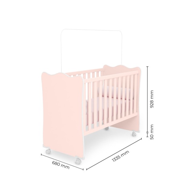 Encontraproduto.com.br - Berço Minicama 191 Com Rodízios 60cm -