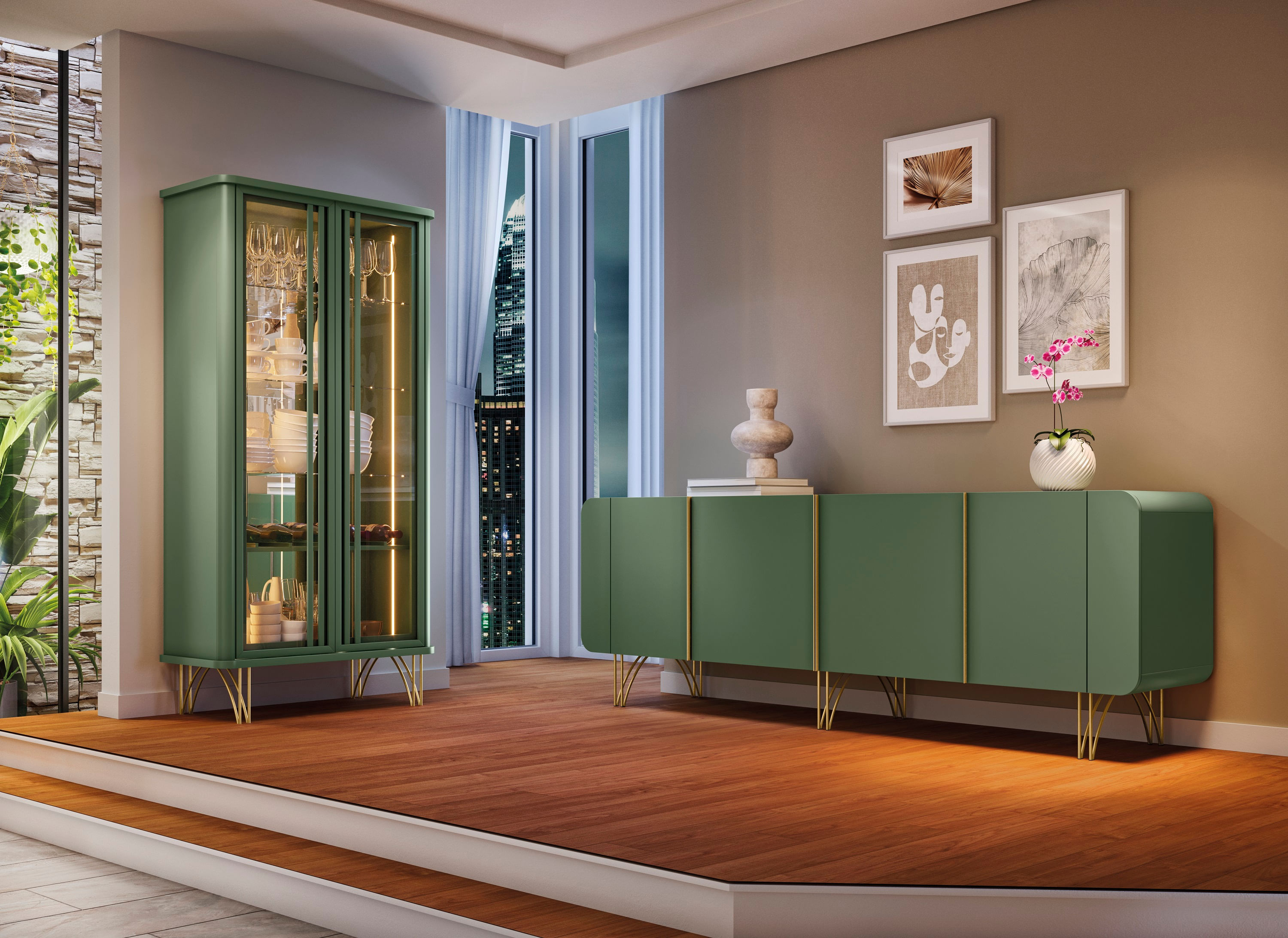 Buffet Salute 4 Portas 2,20m -