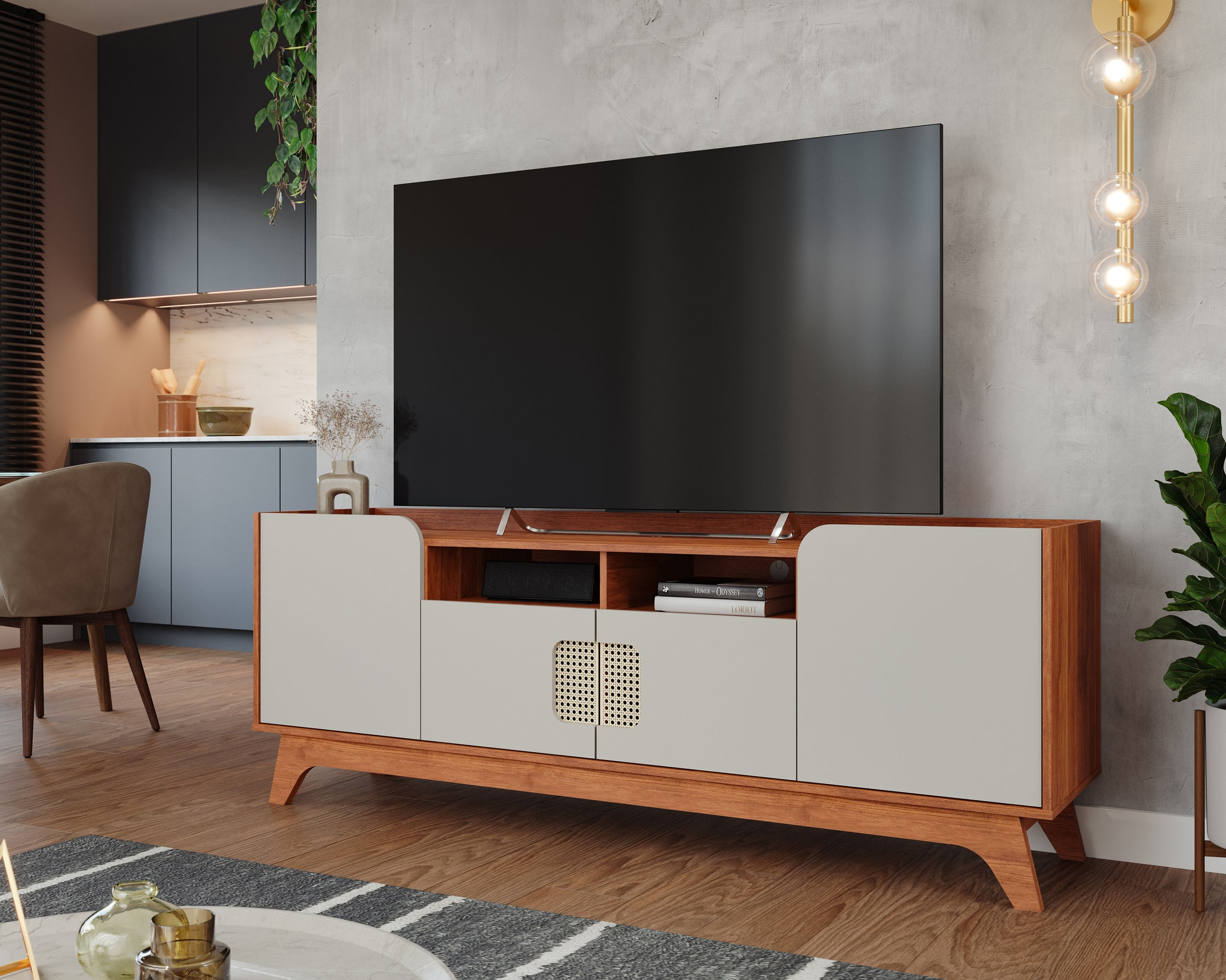 Bancada Paris Com 4 Portas 1,80m -