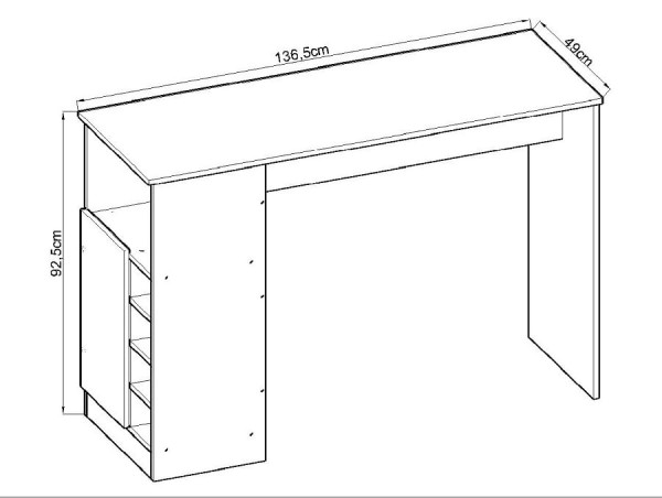Encontraproduto.com.br - Bancada Daiane 1 Porta 1,36m -