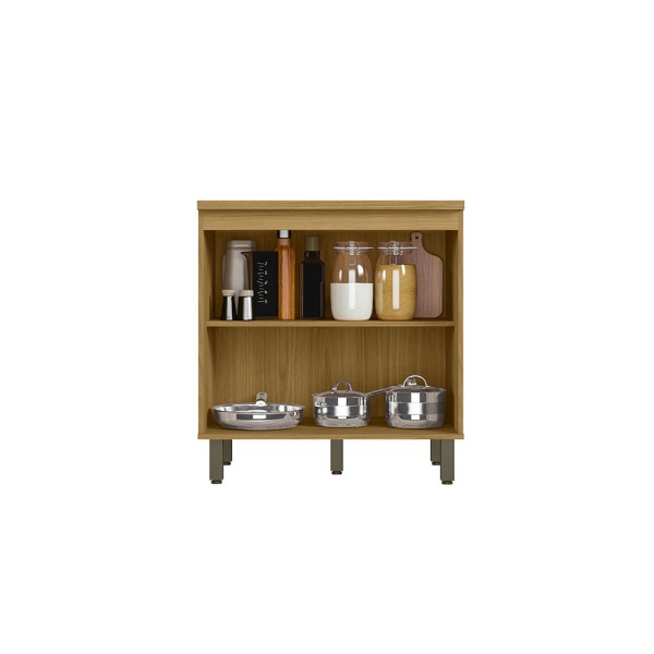 Encontraproduto.com.br - Balcão Criare 2 Portas Com Tampo 80cm -