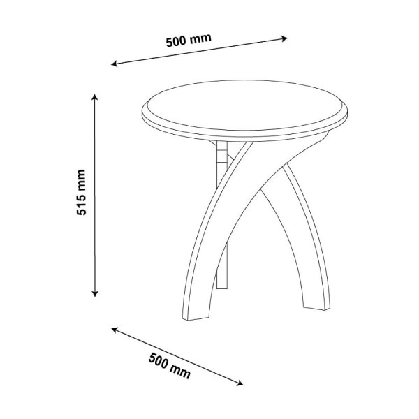 Encontraproduto.com.br - Mesa De Apoio Layla -