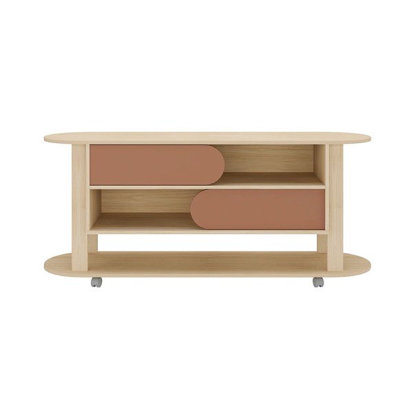 Encontraproduto.com.br - Rack Mundi 2 Portas Com Rodízios -