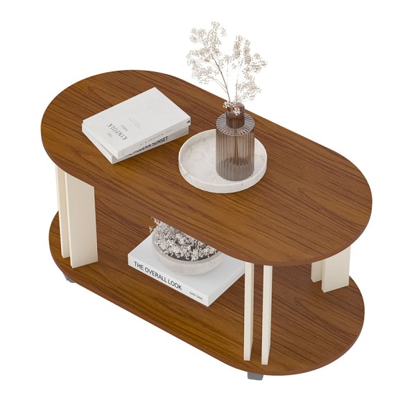 Encontraproduto.com.br - Mesa De Centro Mundi Com Rodízios -