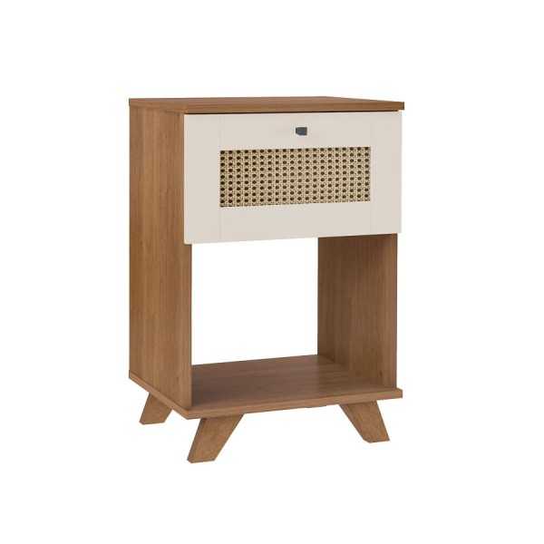 Encontraproduto.com.br - Mesa Lateral Trama 1 Gaveta -
