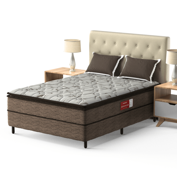 Colchobox Advanced Gray Com Espuma D28 (1,38x1,88x63cm) -