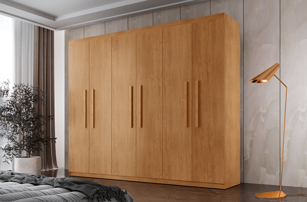 Guarda Roupa Espanha 6 Portas E 2 Gavetas -