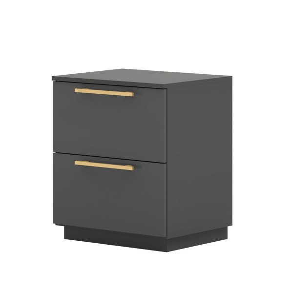 Encontraproduto.com.br - Mesa De Cabeceira Dubai 2 Gavetas -