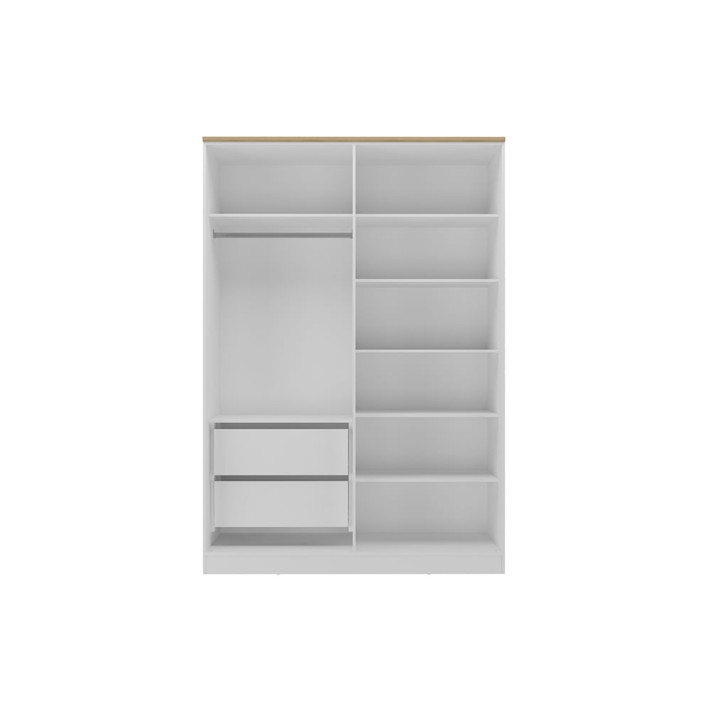 Encontraproduto.com.br - Guarda Roupa Logan 4 Portas E 2 Gavetas -
