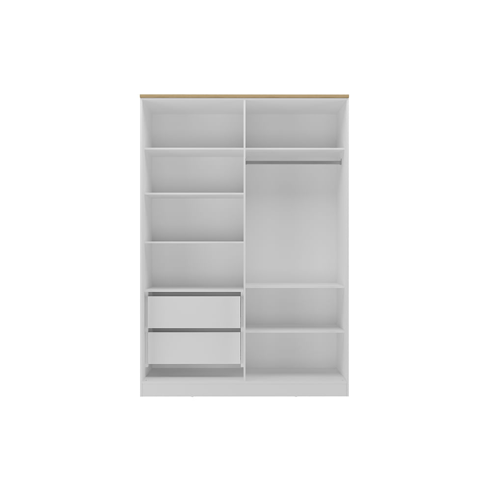 Encontraproduto.com.br - Guarda Roupa Logan 4 Portas E 2 Gavetas -