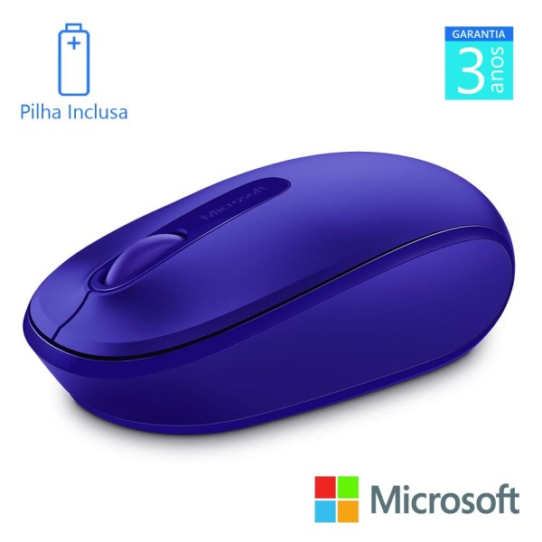 Encontraproduto.com.br - Mouse Sem Fio Mobile USB Roxo Microsoft - U7Z00048OUT [Reembalado]