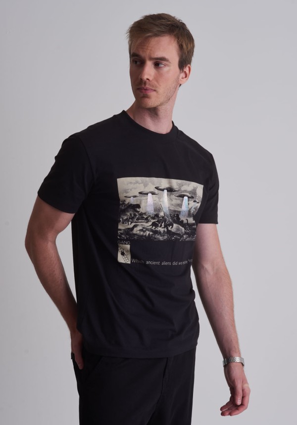 Camiseta manga curta estampada
