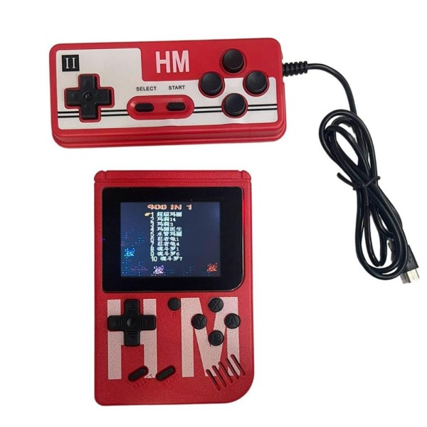 Encontraproduto.com.br - Mini Game Portátil HMaston 2 Jogadores YXJ02 Vermelho (MP)