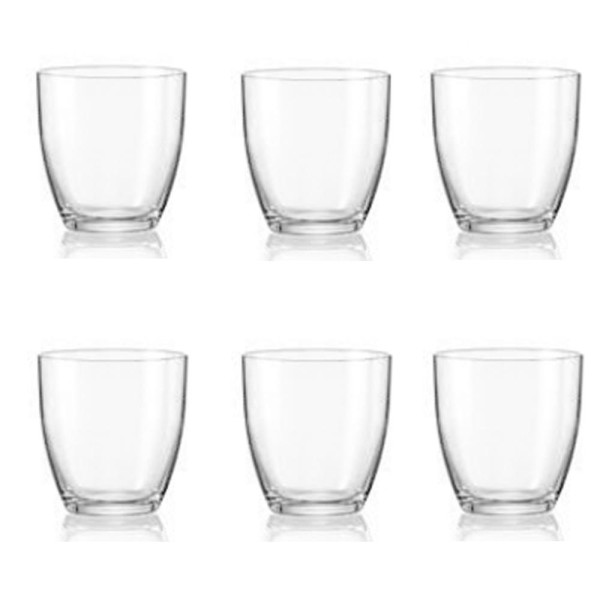 Encontraproduto.com.br - Jogo copos de whisky em cristal Bohemia Ideal 300ml 6 peças
