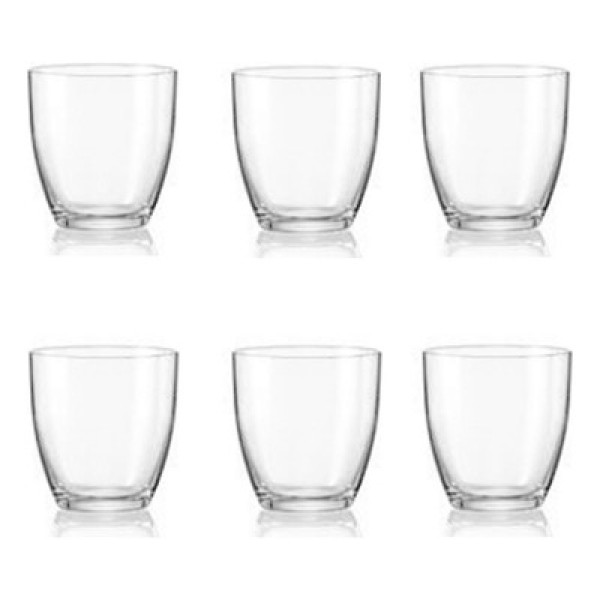 Jogo copos de whisky em cristal Bohemia Ideal 300ml 6 peças
