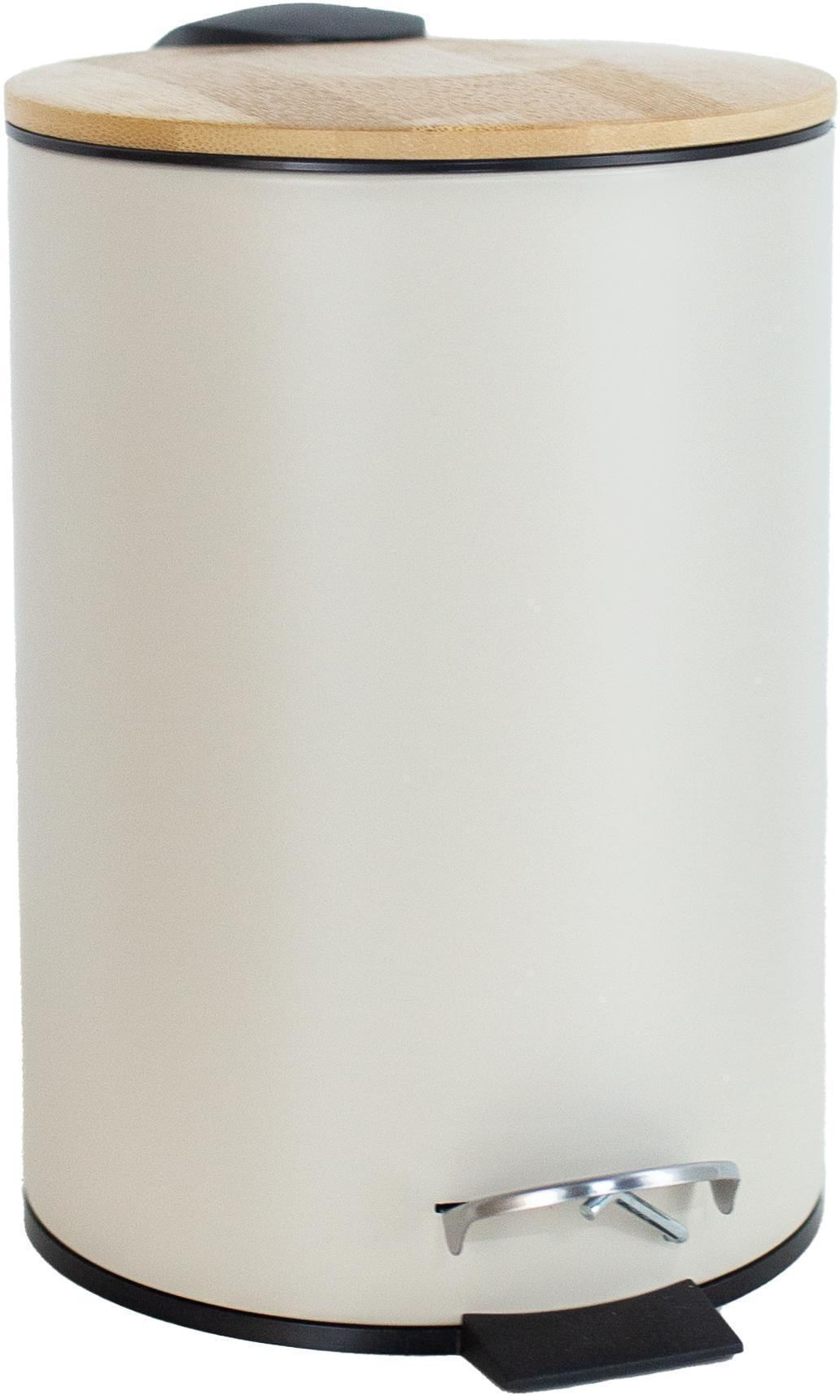 Lixeira com Pedal Acqua WBR052 Branco 3 Litros