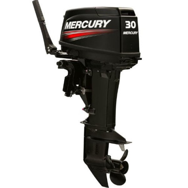 Encontraproduto.com.br - Motor de Popa 30HP Mercury, Partida Manual 430 Cilindradas 2 Tempos ã Gasolina - Preto