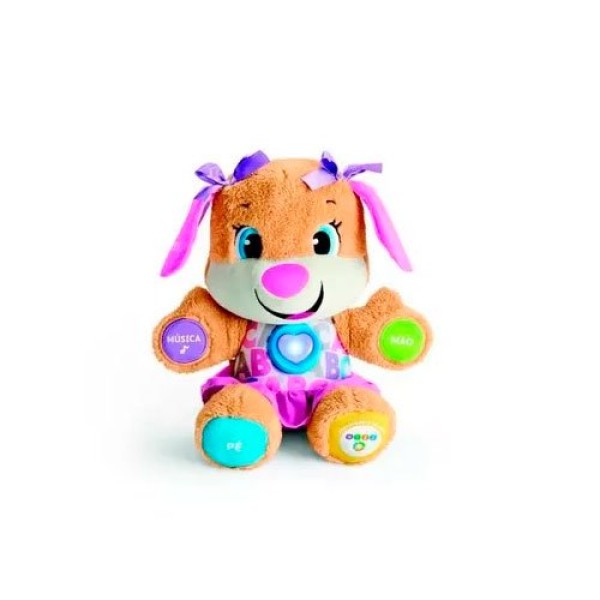 Encontraproduto.com.br - Brinquedo Laugh Learn Smart Stages Irmã do Cachorrinho Mattel Fisher Price