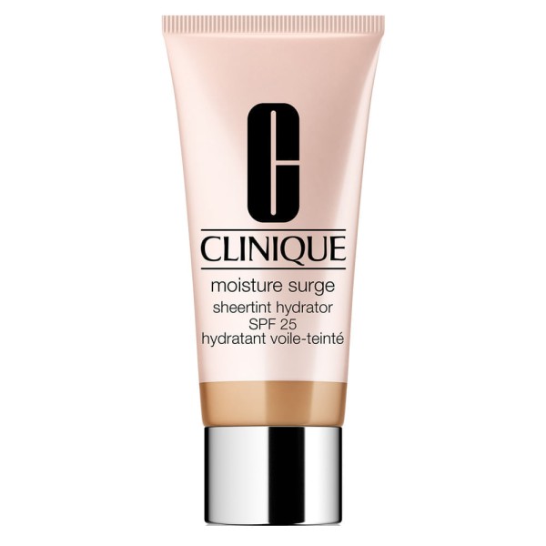 Encontraproduto.com.br - Base Hidratante com FPS 25 Clinique - Moisture Surge Sheertint Light Medium