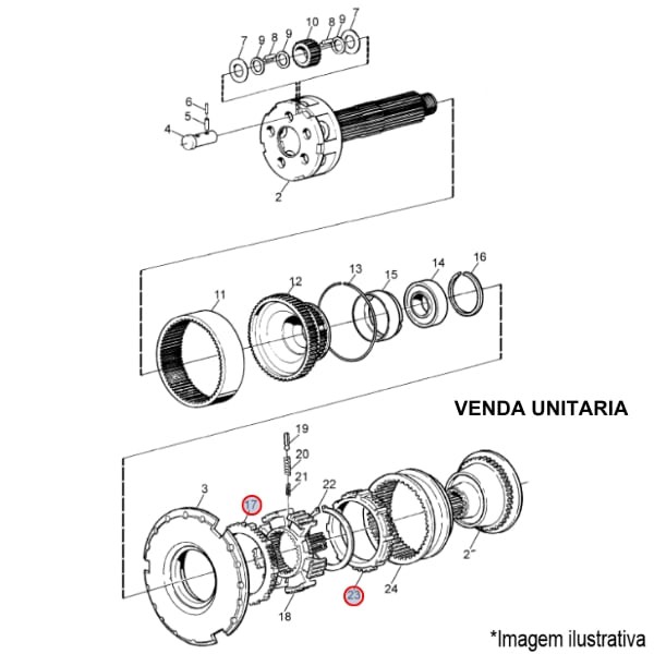 Encontraproduto.com.br - ANEL SINCRONIZADOR CAIXA CÂMBIO CAMINHÃO VOLVO