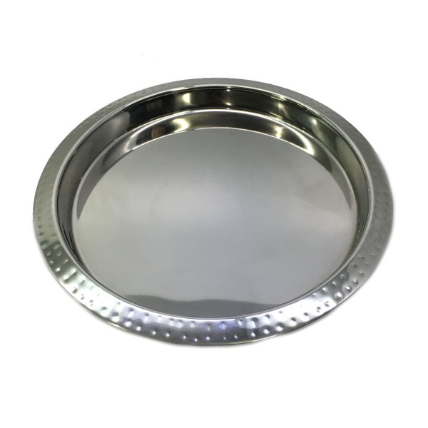 Bandeja Krea Redonda Happy Hour Inox 36cm