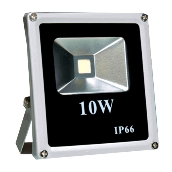 Refletor Led Slim Cinza 10w