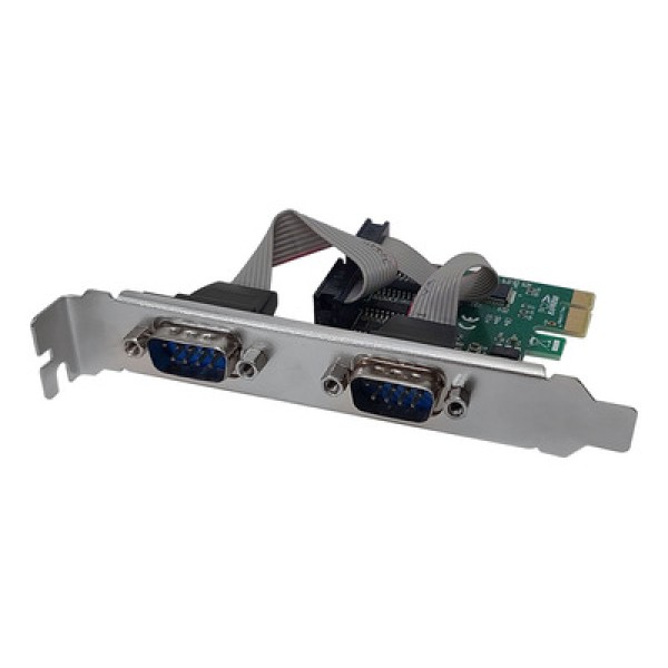 Placa Pci-e Controladora Gv Brasil, 2 Seriais, Db9 Pci.1037